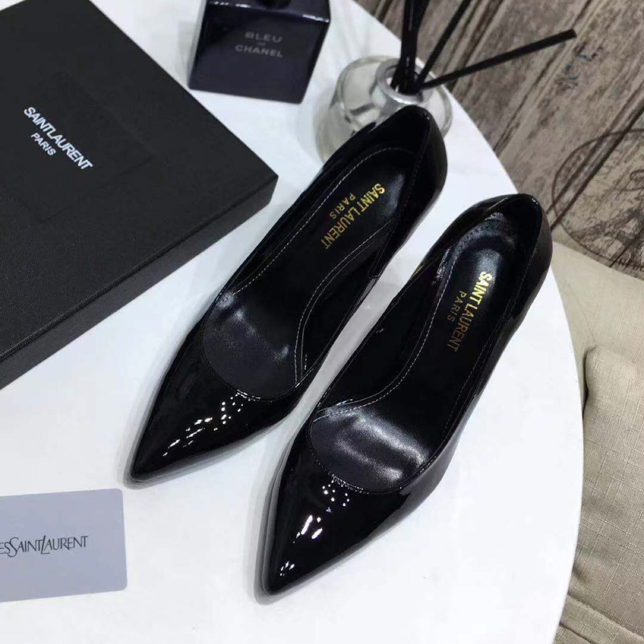 Saint Laurent Black Heels - PerfectKickZ