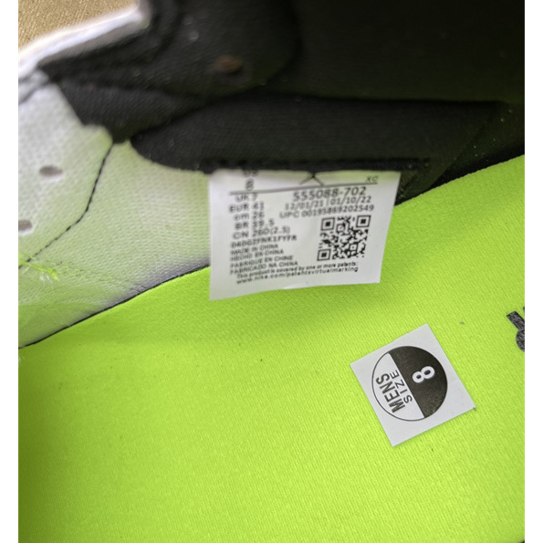Air Jordan 1 High OG 'Volt' Sneakers   555088-702 - PerfectKickZ