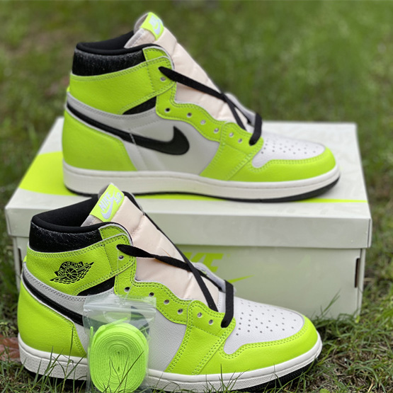Air Jordan 1 High OG 'Volt' Sneakers   555088-702 - PerfectKickZ
