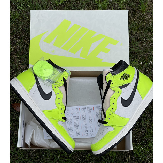 Air Jordan 1 High OG 'Volt' Sneakers   555088-702 - PerfectKickZ