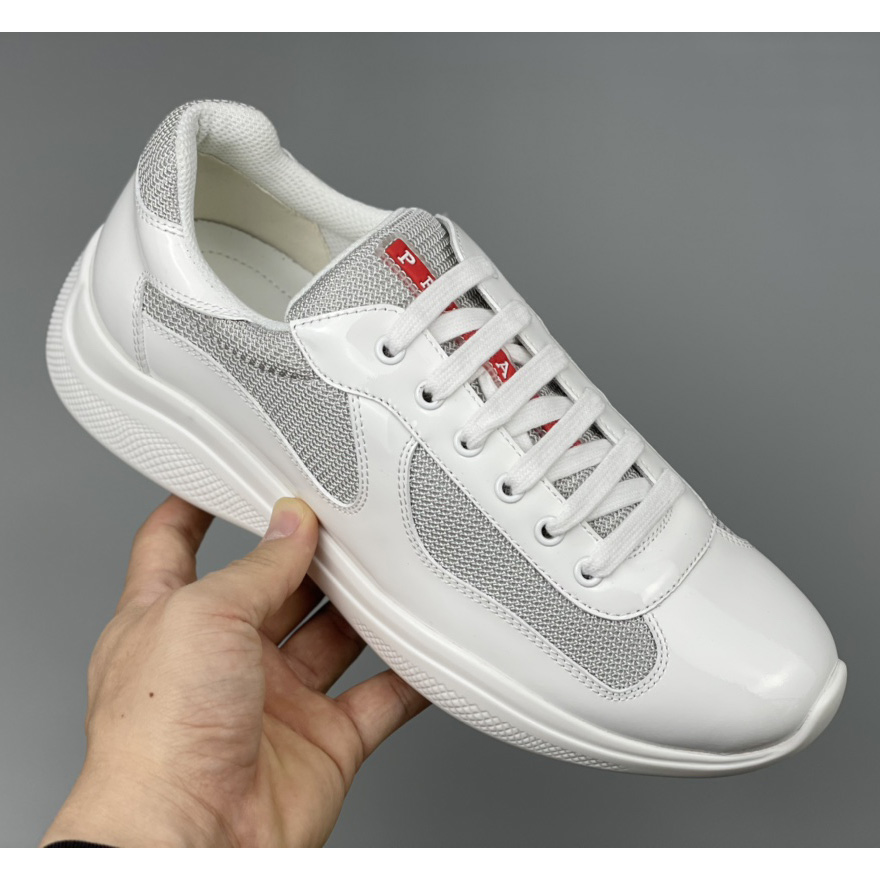 Prada Male America's Cup Sneaker In White(Upon UK Size) - PerfectKickZ