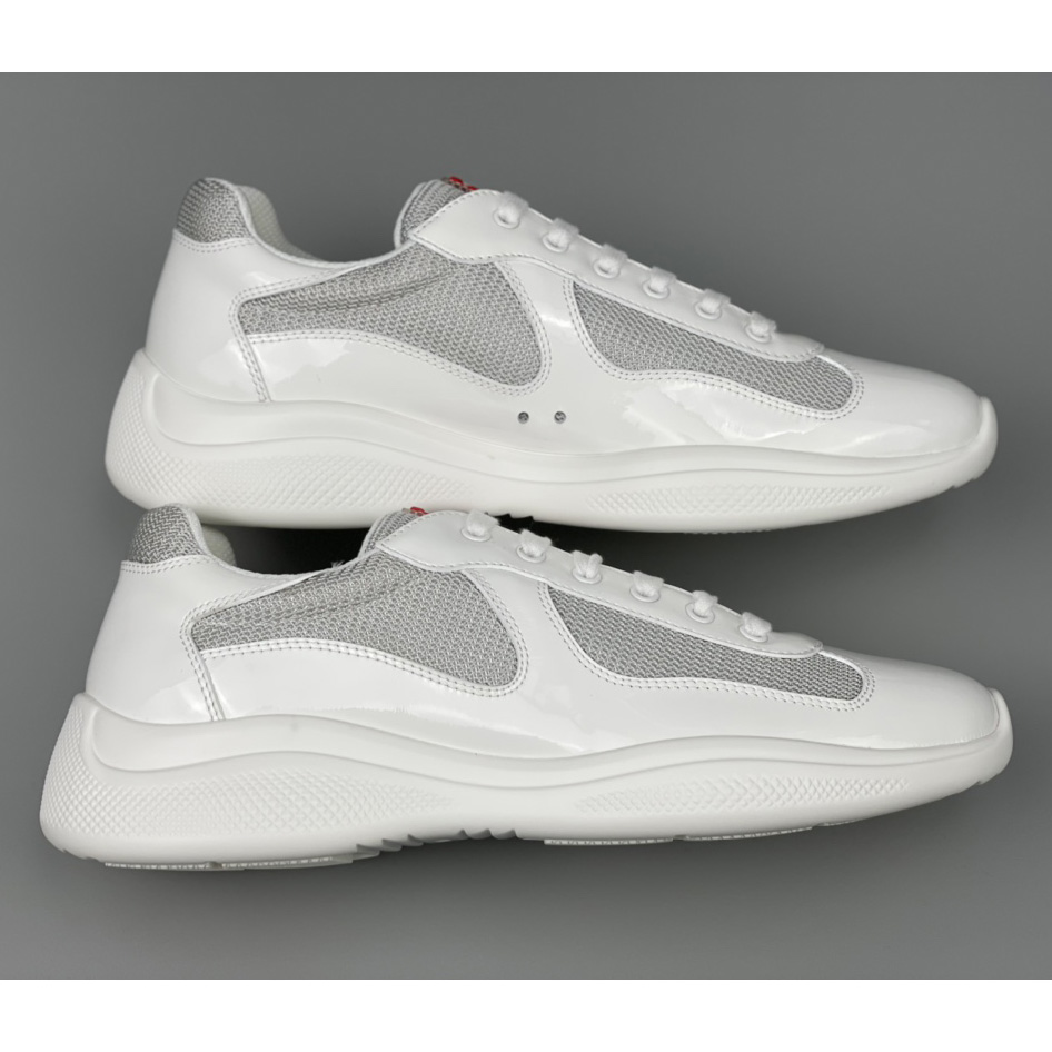 Prada Male America's Cup Sneaker In White(Upon UK Size) - PerfectKickZ
