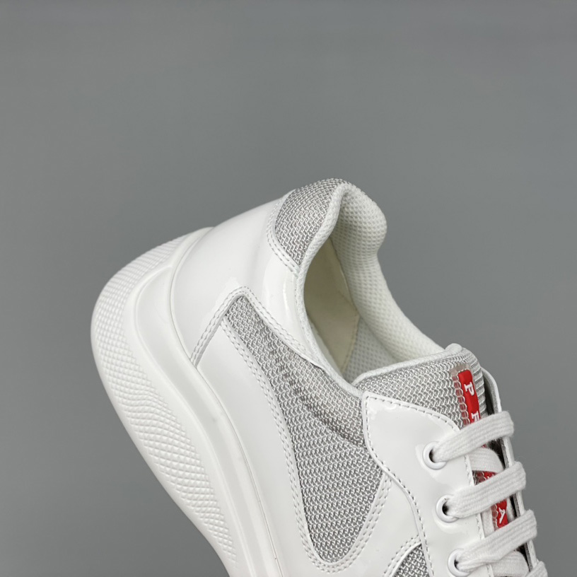 Prada Male America's Cup Sneaker In White(Upon UK Size) - PerfectKickZ