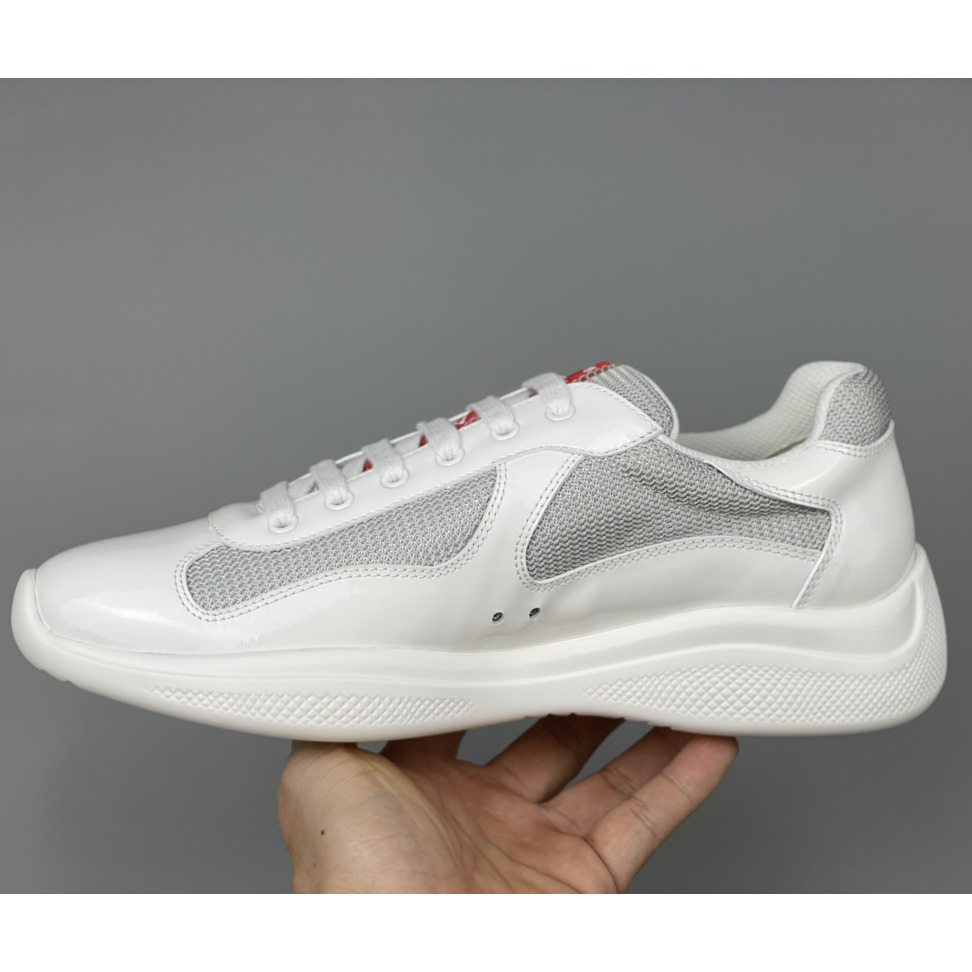 Prada Male America's Cup Sneaker In White(Upon UK Size) - PerfectKickZ