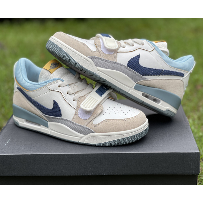 Just Don x Jordan Legacy 312 Low"Summit White/Blue" Sneaker  DQ5347-141 - PerfectKickZ