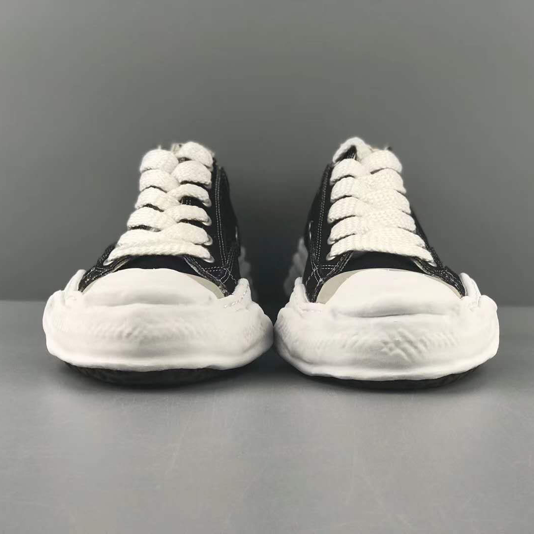 Maison Mihara Yasuhiro Original Sole Toe Cap Lowcut Canvas Sneaker - PerfectKickZ