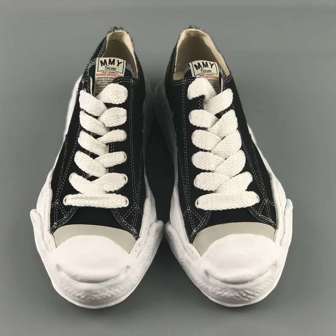 Maison Mihara Yasuhiro Original Sole Toe Cap Lowcut Canvas Sneaker - PerfectKickZ