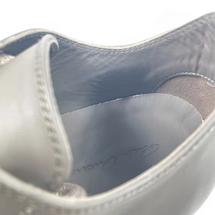 Rick Owens Taupe Calfskin Low Sneakers - 
