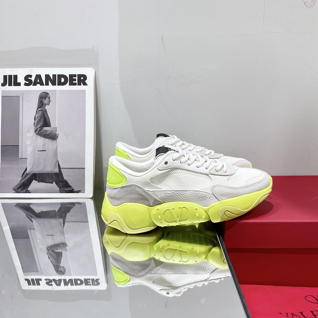 Valenti Mesh Fabric And Suede Sneakers - PerfectKickZ