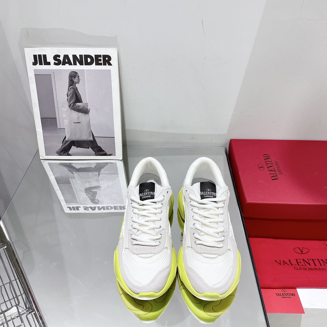 Valenti Mesh Fabric And Suede Sneakers - PerfectKickZ