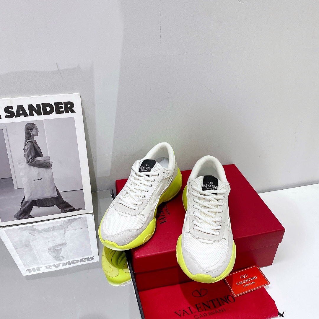 Valenti Mesh Fabric And Suede Sneakers - PerfectKickZ