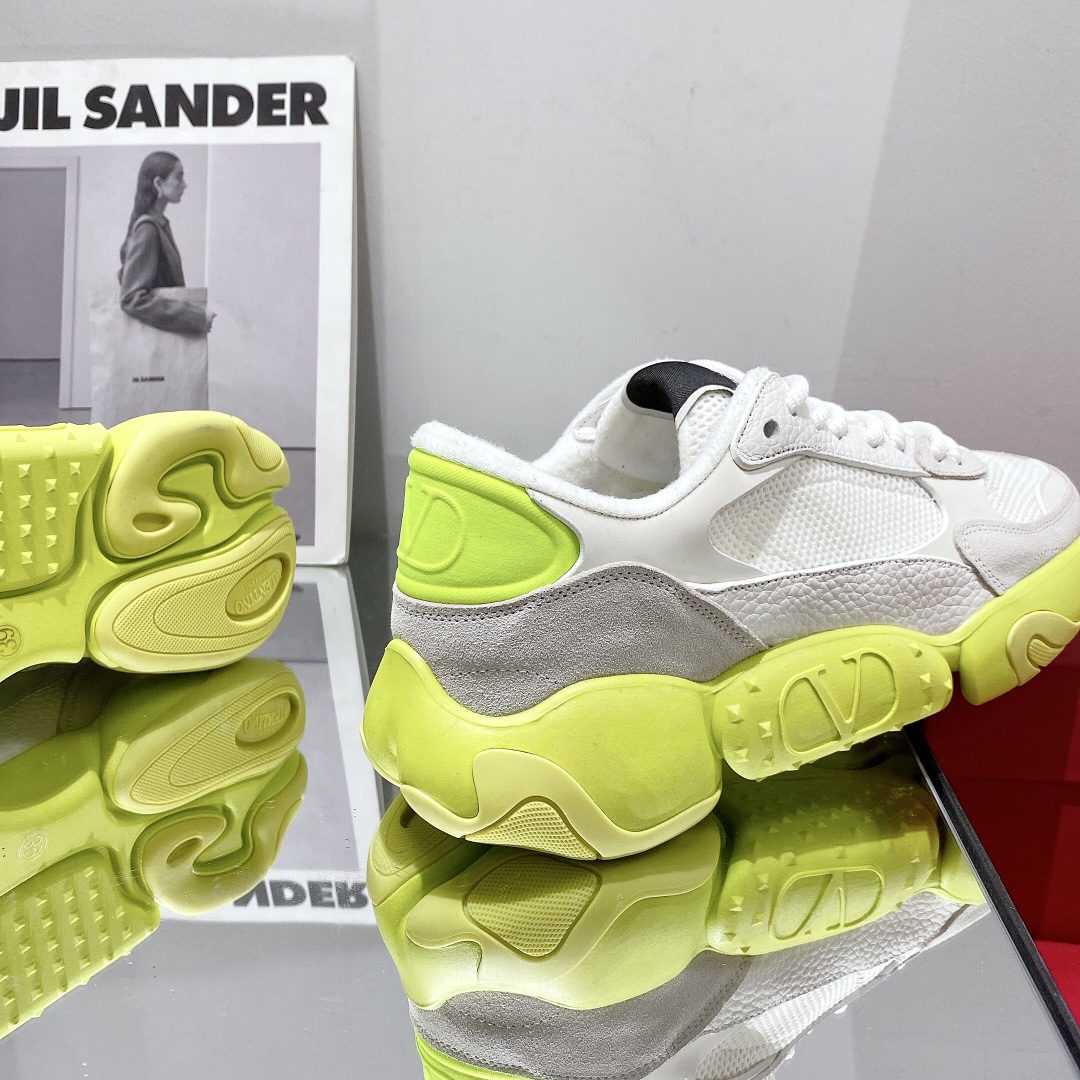 Valenti Mesh Fabric And Suede Sneakers - PerfectKickZ