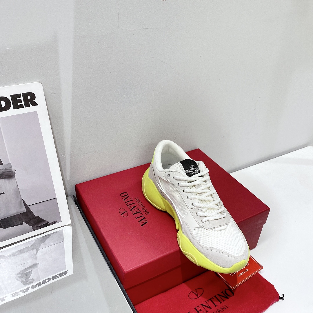 Valenti Mesh Fabric And Suede Sneakers - PerfectKickZ