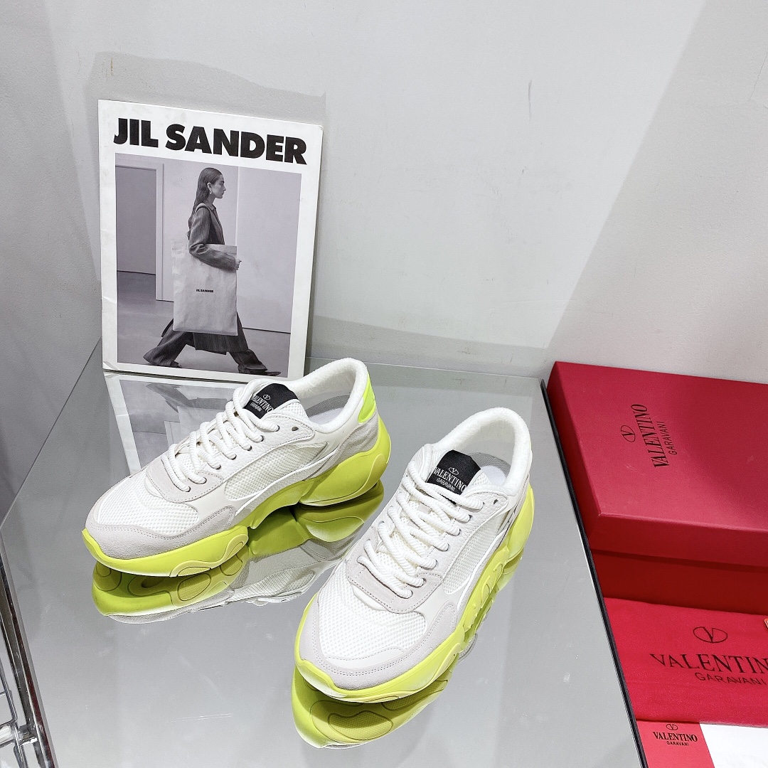 Valenti Mesh Fabric And Suede Sneakers - PerfectKickZ