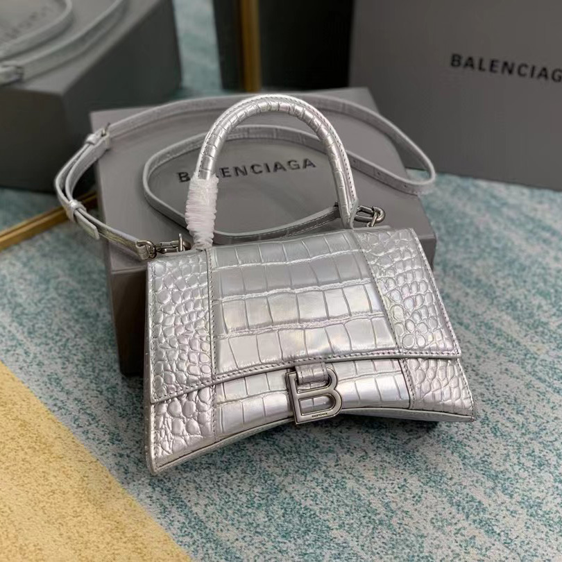 Balenciaga Hourglass Top Handle Bag (23-14-10CM) - PerfectKickZ