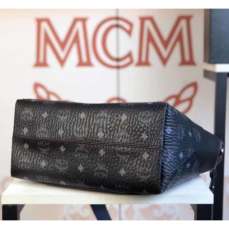 MCM Monogram Print Tote Bag(28-25-14cm) - PerfectKickZ