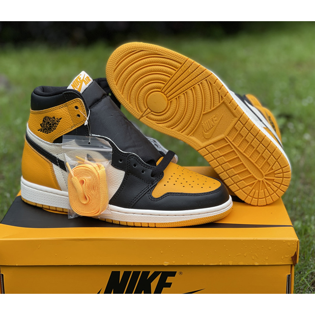 Air Jordan 1 High OG 'Yellow Toe' Sneaker  555088-711 - PerfectKickZ