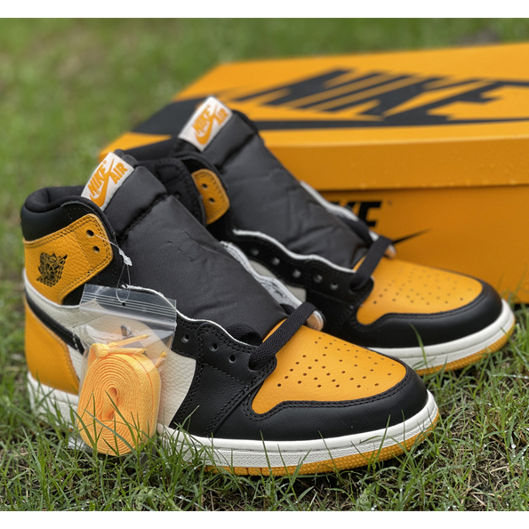 Air Jordan 1 High OG 'Yellow Toe' Sneaker  555088-711 - PerfectKickZ