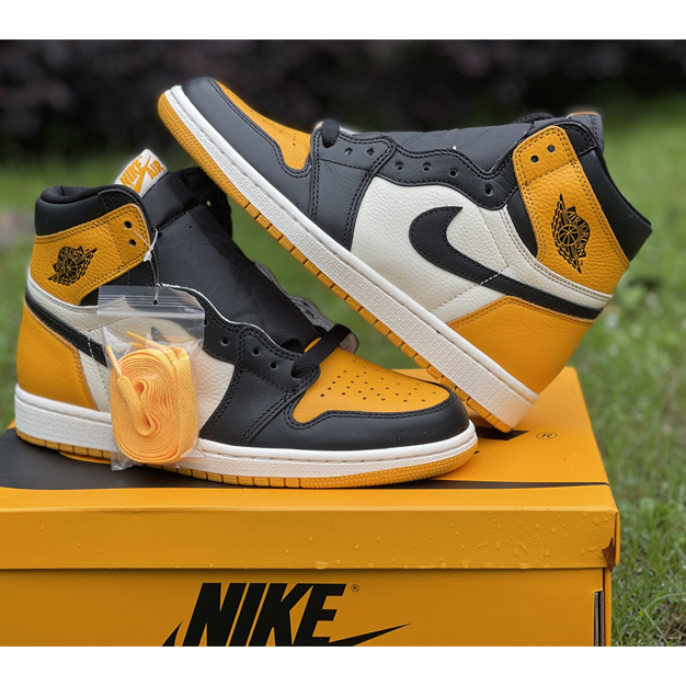 Air Jordan 1 High OG 'Yellow Toe' Sneaker  555088-711 - PerfectKickZ