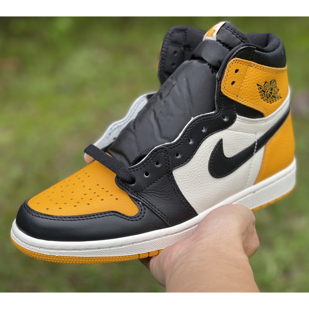 Air Jordan 1 High OG 'Yellow Toe' Sneaker  555088-711 - PerfectKickZ