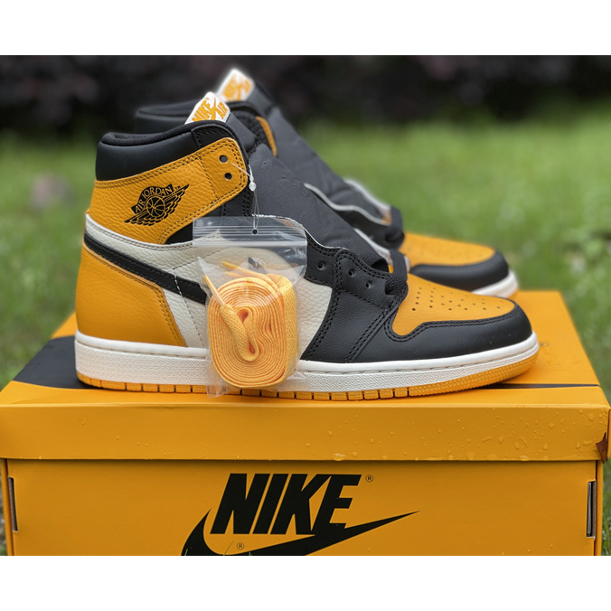 Air Jordan 1 High OG 'Yellow Toe' Sneaker  555088-711 - PerfectKickZ