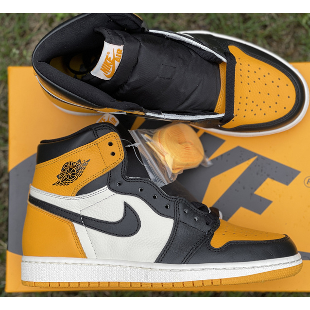 Air Jordan 1 High OG 'Yellow Toe' Sneaker  555088-711 - PerfectKickZ