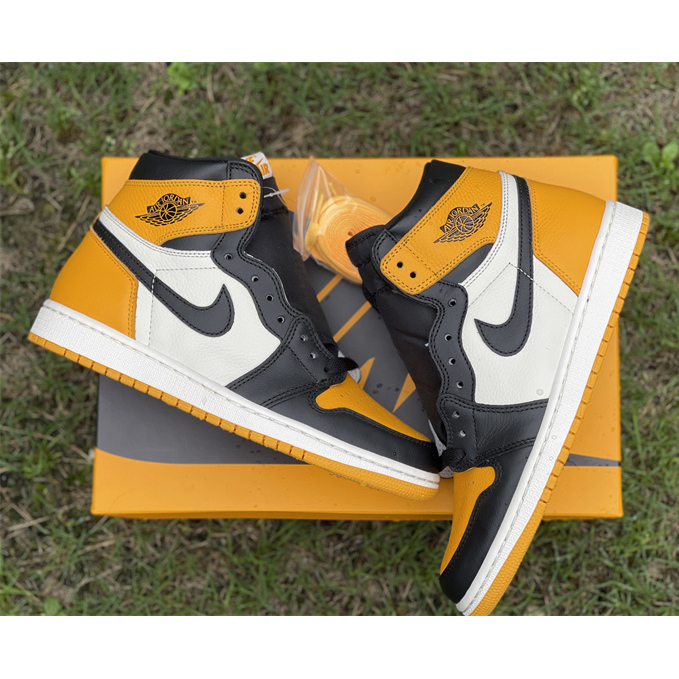 Air Jordan 1 High OG 'Yellow Toe' Sneaker  555088-711 - PerfectKickZ