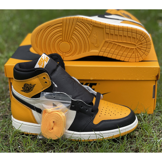 Air Jordan 1 High OG 'Yellow Toe' Sneaker  555088-711 - PerfectKickZ