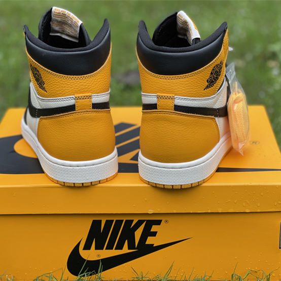 Air Jordan 1 High OG 'Yellow Toe' Sneaker  555088-711 - PerfectKickZ