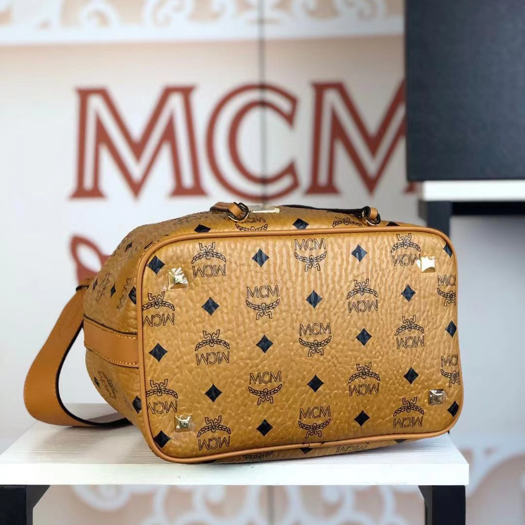 MCM Dessau Drawstring Bag In Visetos(24-25-15CM) - PerfectKickZ