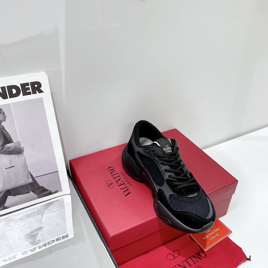 Valenti Mesh Fabric And Suede Sneakers - PerfectKickZ