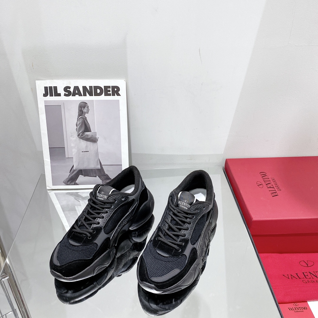 Valenti Mesh Fabric And Suede Sneakers - PerfectKickZ