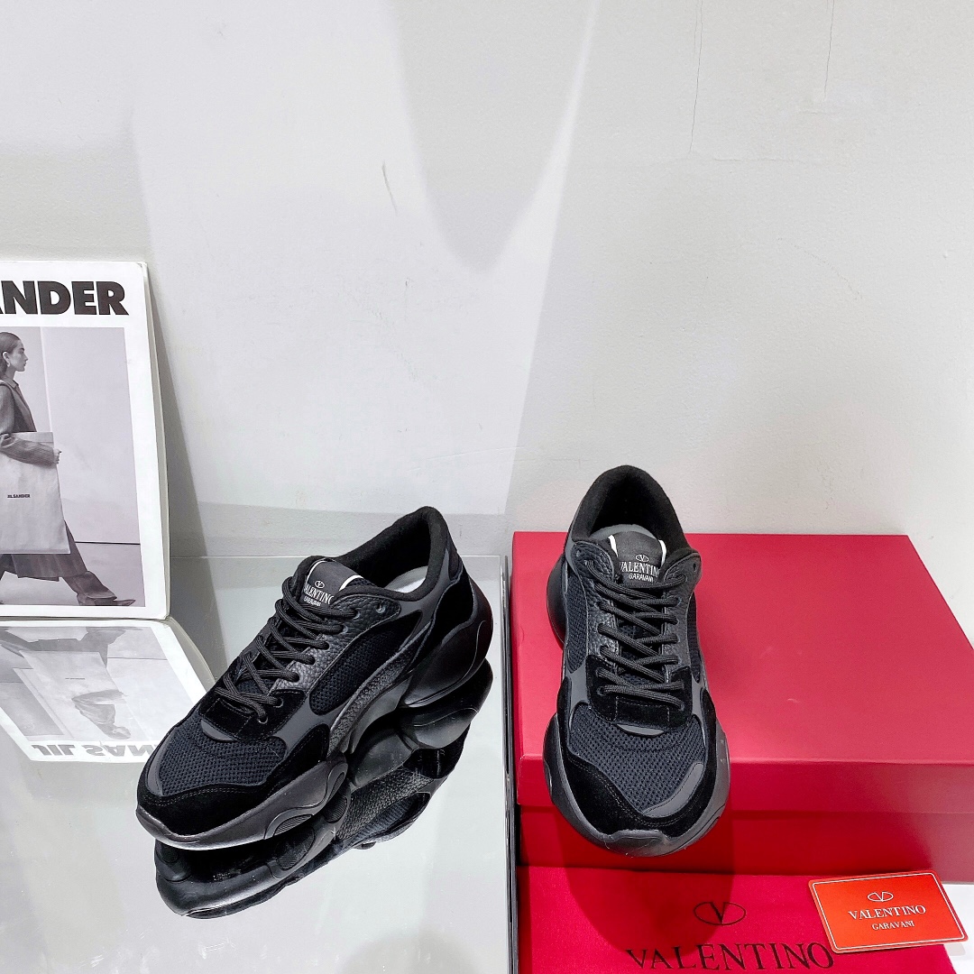 Valenti Mesh Fabric And Suede Sneakers - PerfectKickZ