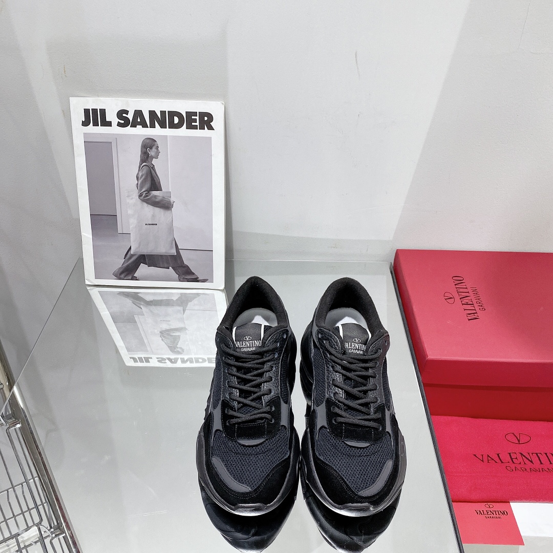 Valenti Mesh Fabric And Suede Sneakers - PerfectKickZ