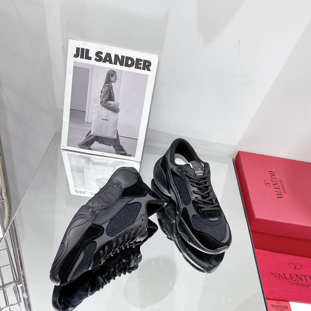 Valenti Mesh Fabric And Suede Sneakers - PerfectKickZ