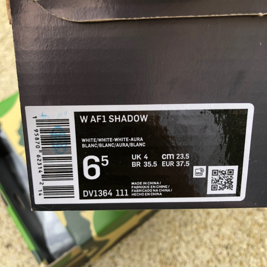 Nike Air Force 1 AF1  Shadow Low-Top Sneaker  DV1364-111 - PerfectKickZ
