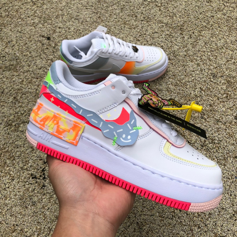 Nike Air Force 1 AF1  Shadow Low-Top Sneaker  DV1364-111 - PerfectKickZ