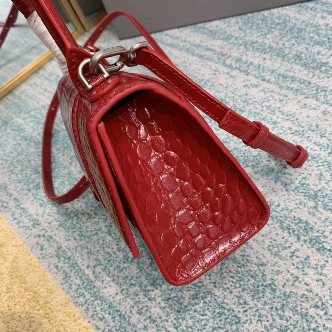Balenciaga Hourglass Top Handle Bag (19-21-8CM) - 