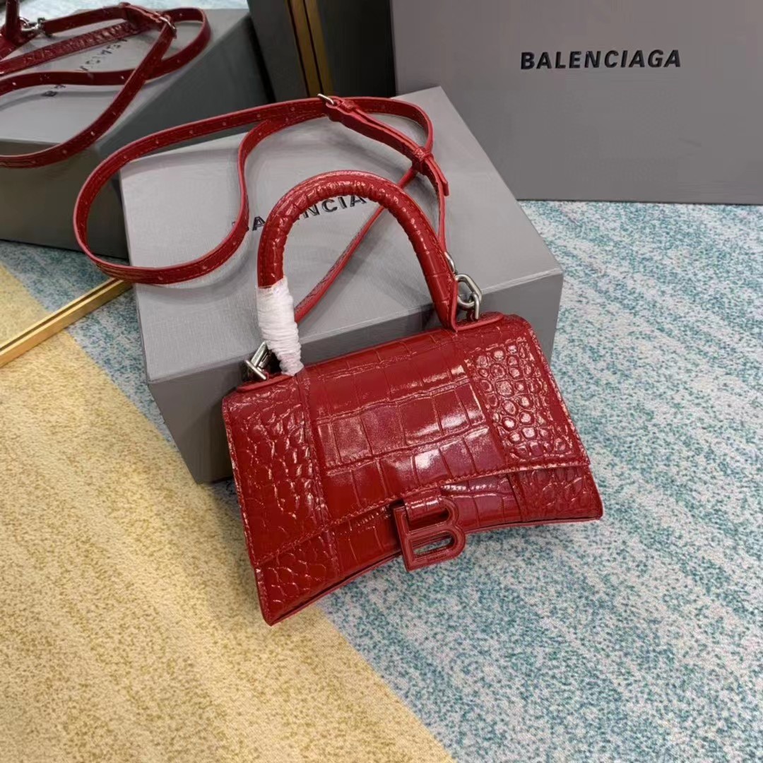 Balenciaga Hourglass Top Handle Bag (19-21-8CM) - PerfectKickZ