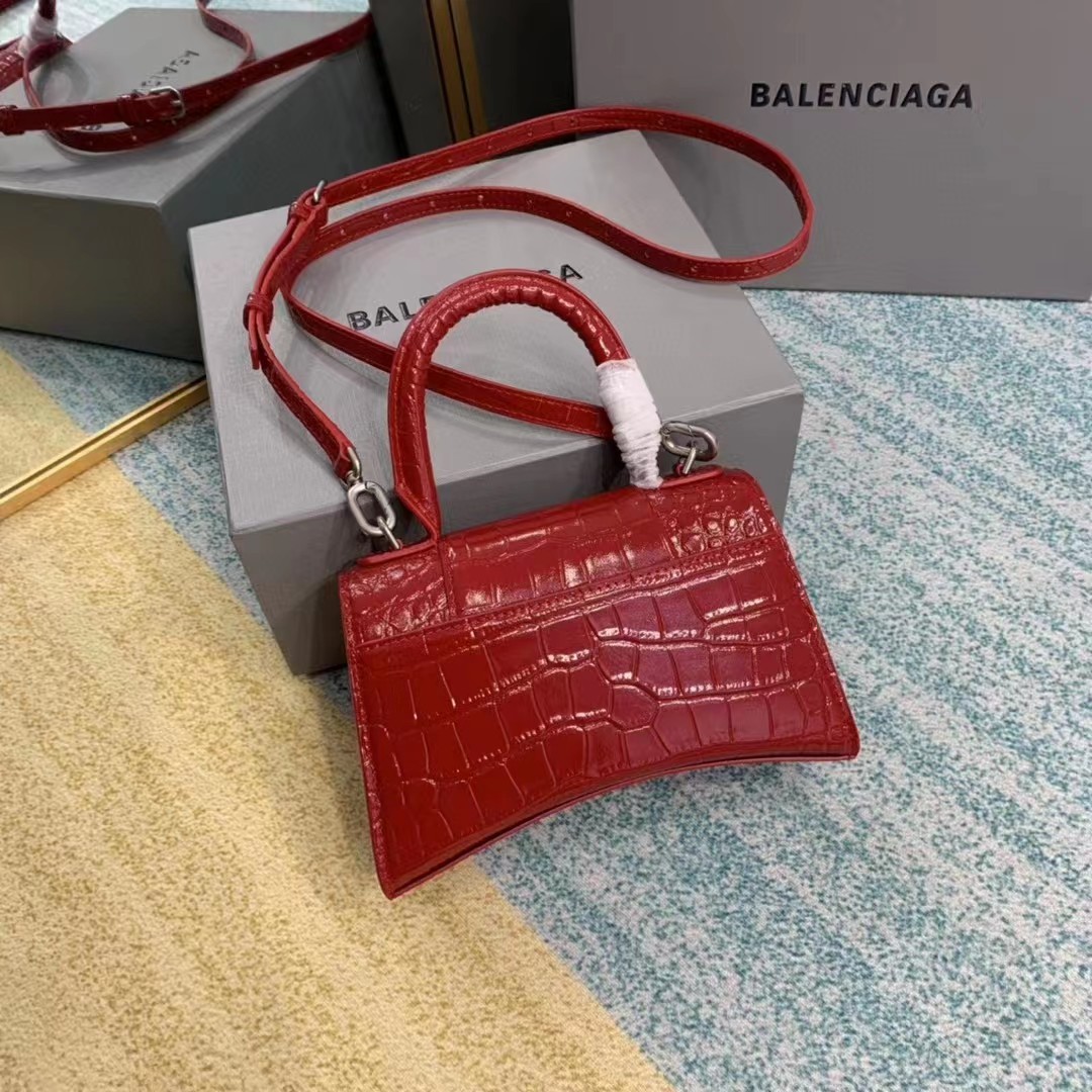 Balenciaga Hourglass Top Handle Bag (19-21-8CM) - PerfectKickZ