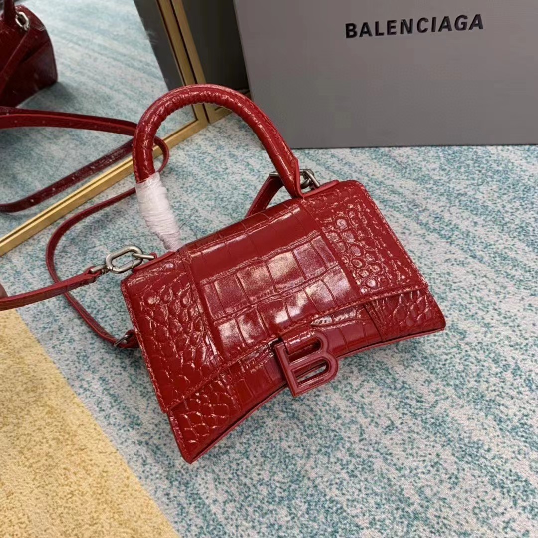 Balenciaga Hourglass Top Handle Bag (19-21-8CM) - PerfectKickZ