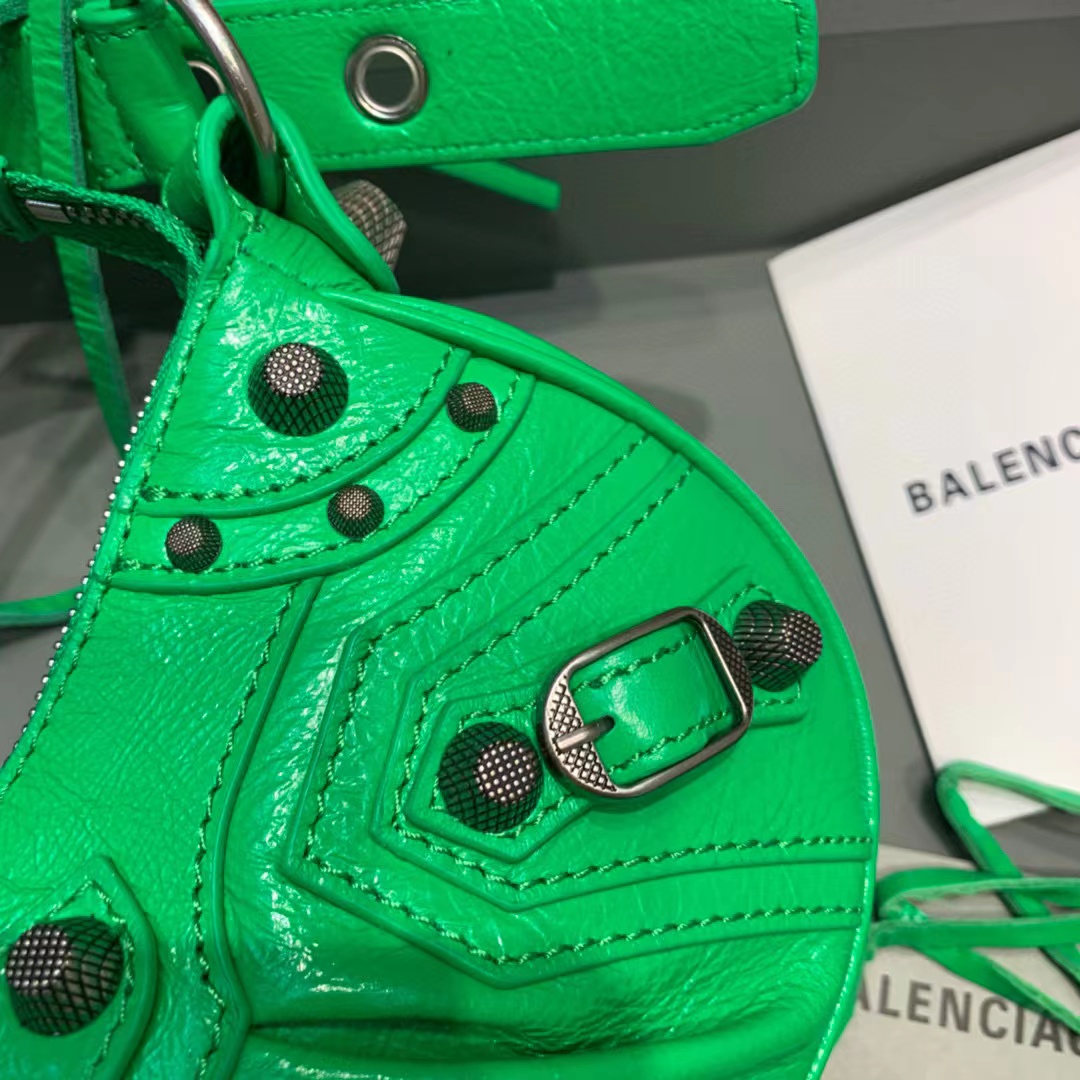 Balenciaga Le Cagole XS Shoulder Bag In Green(26-12-6cm) - PerfectKickZ