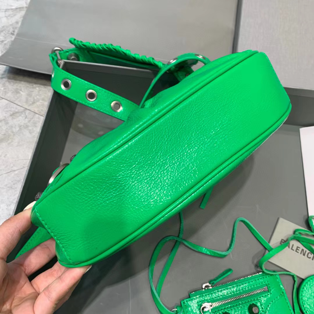 Balenciaga Le Cagole XS Shoulder Bag In Green(26-12-6cm) - PerfectKickZ