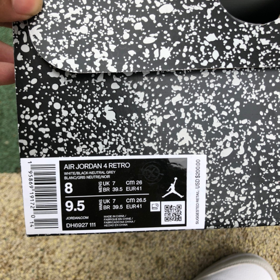 Air Jordan 4 AJ4 'Military Black' Sneakers DH6927-111 - PerfectKickZ