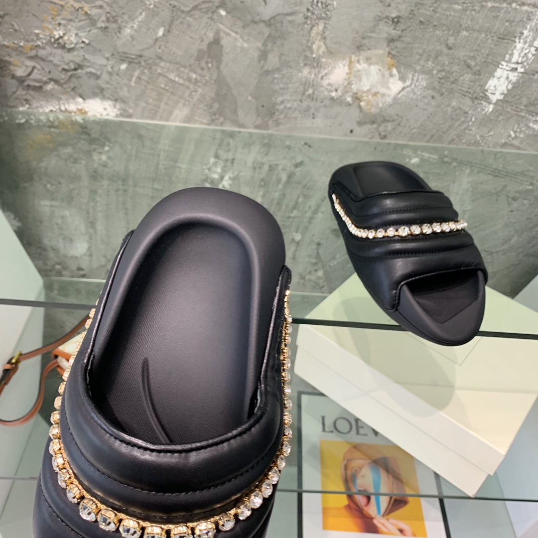 Balmain B-It-Puffy Slides - PerfectKickZ