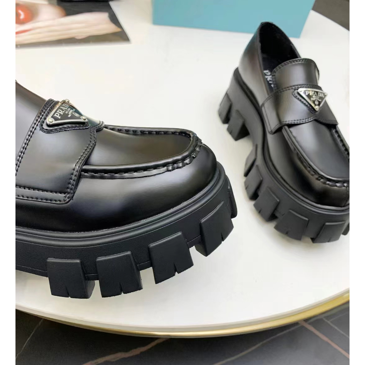 Prada Logo Shoes - PerfectKickZ