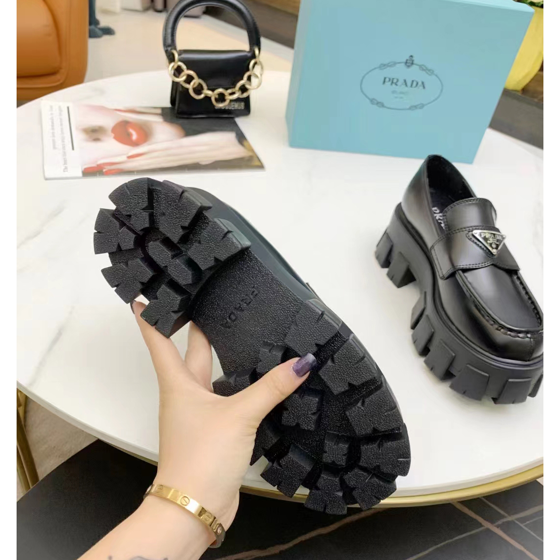 Prada Logo Shoes - PerfectKickZ