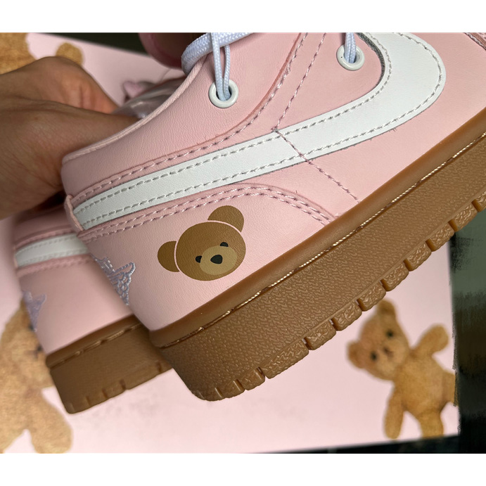 Jordan AJ 1 Low Sneaker In Pink   DC0774-601 - PerfectKickZ