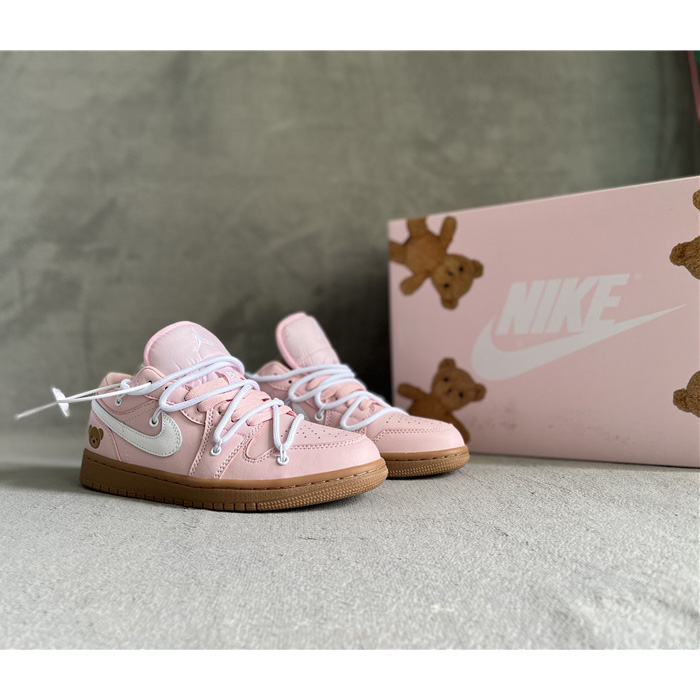 Jordan AJ 1 Low Sneaker In Pink   DC0774-601 - PerfectKickZ