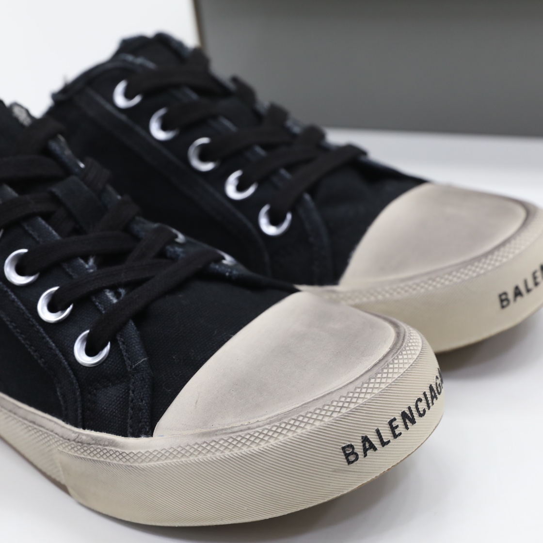 Balenciaga Men's Paris Sneaker Mule In Black - PerfectKickZ